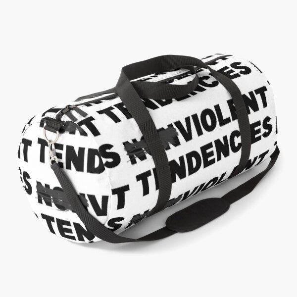 Item preview, NONVIOLENT VIOLENT TENDENCIES designed and sold by CRINGEWORTHY TEES.