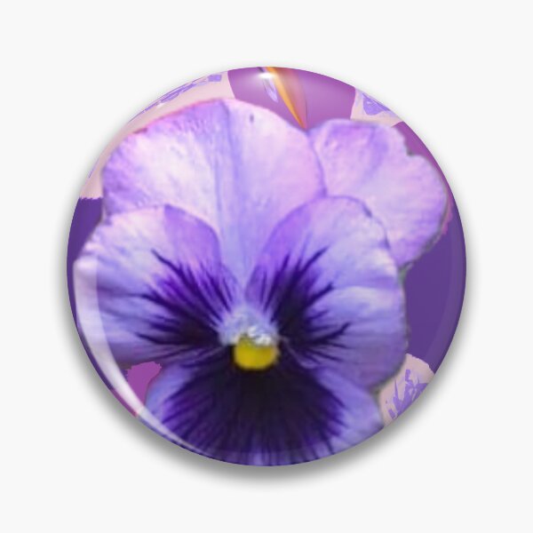 Item preview, Purple pansy designed and sold by Andrew Ballard.