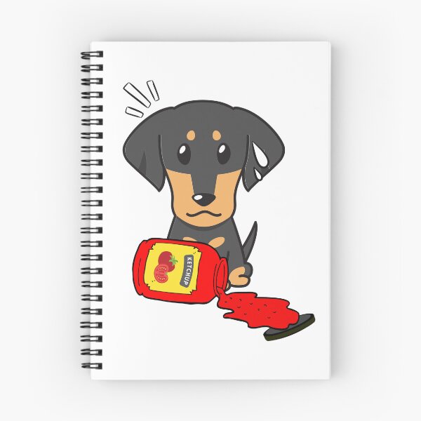 Item preview, Cute Dachshund Spilled Tomato Ketchup designed and sold by Pet Station.