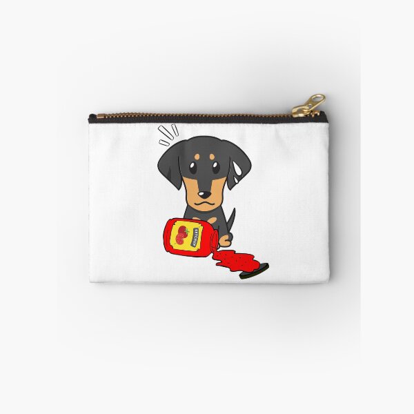 Item preview, Cute Dachshund Spilled Tomato Ketchup designed and sold by Pet Station.