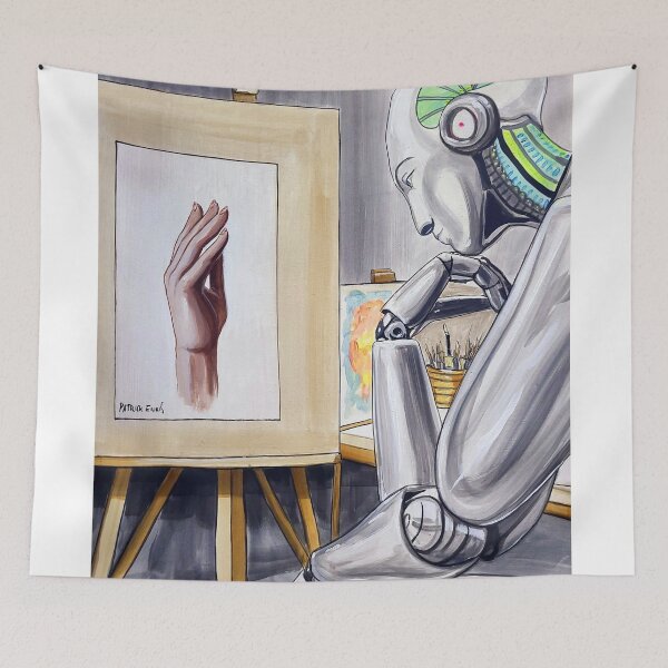 Item preview, Ai artist finally, masters hands. designed and sold by Patrick Ennis.