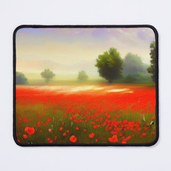 Item preview, Field of Poppie 3A - Throw Pillows and Prints. designed and sold by ScatterHub.