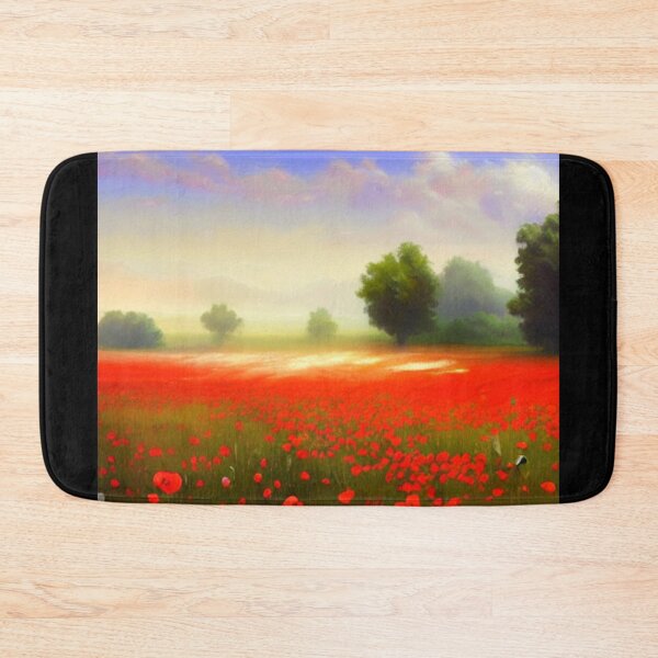 Item preview, Field of Poppie 3A - Throw Pillows and Prints.  designed and sold by ScatterHub.