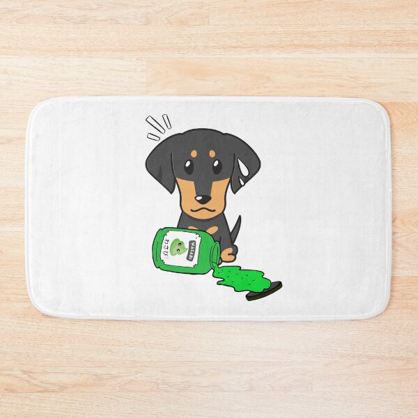 Item preview, Cute Dachshund Spilled Wasabi Sauce designed and sold by Pet Station.