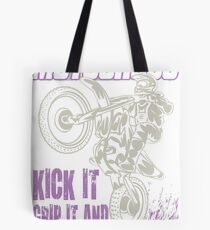 Dirt Bike Throttle Out Womens Tote Bag