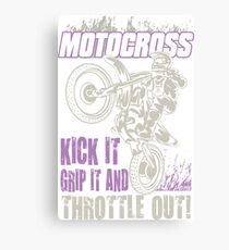 Dirt Bike Throttle Out Womens Canvas Print