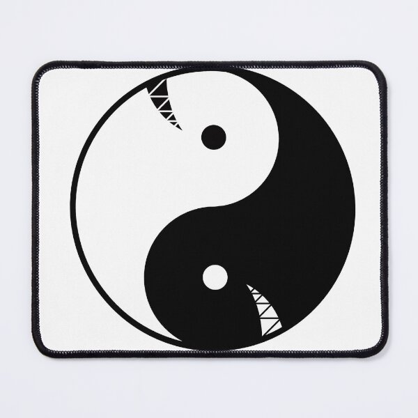 Item preview, Grinning Yin and Yang (Bad Karate! Logo) designed and sold by Havocstaff.