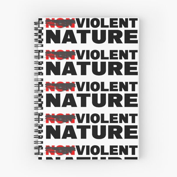 Item preview, NONVIOLENT VIOLENT NATURE designed and sold by CRINGEWORTHY TEES.