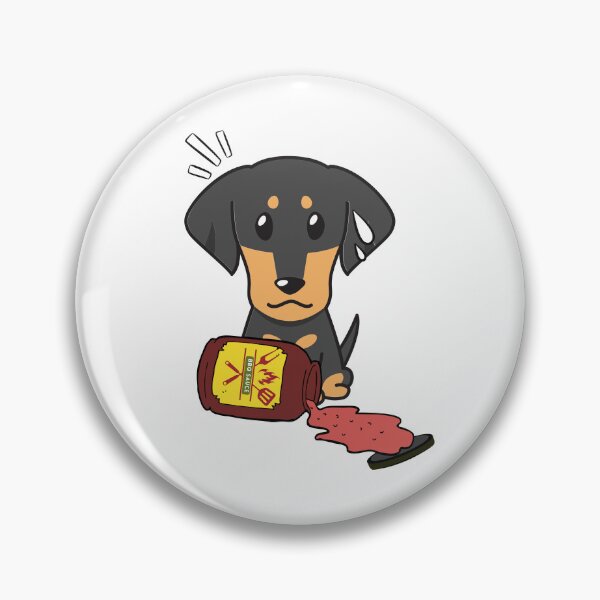Item preview, Cute Dachshund Spilled BBQ Sauce designed and sold by Pet Station.