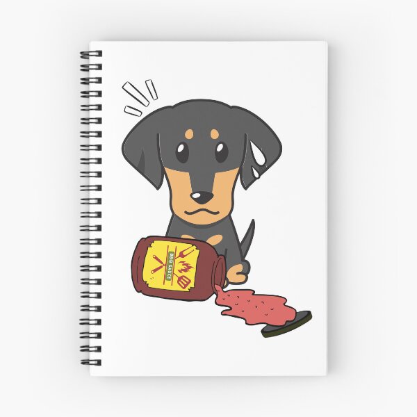 Item preview, Cute Dachshund Spilled BBQ Sauce designed and sold by Pet Station.