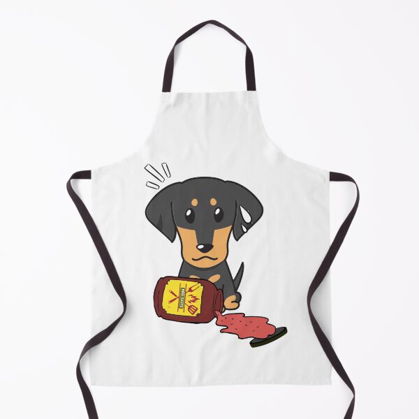 Item preview, Cute Dachshund Spilled BBQ Sauce designed and sold by Pet Station.