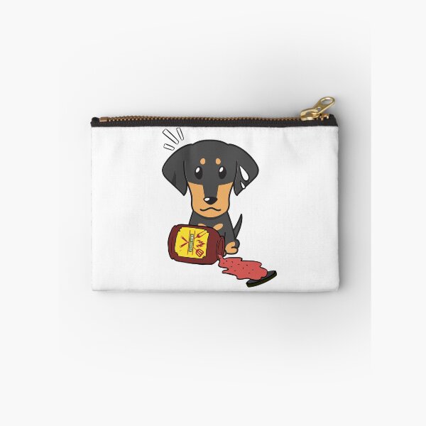 Item preview, Cute Dachshund Spilled BBQ Sauce designed and sold by Pet Station.