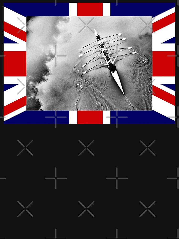 "Rowers Rowing on English Flag" Tshirt for Sale by images2delight