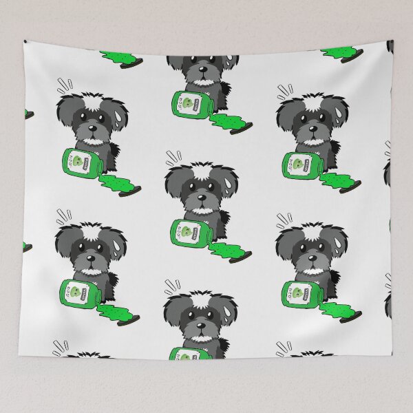 Item preview, Cute Schnauzer Spilled Wasabi designed and sold by Pet Station.