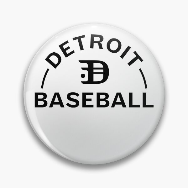 Item preview, Detroit Baseball Badge (Black) designed and sold by Gizerp.