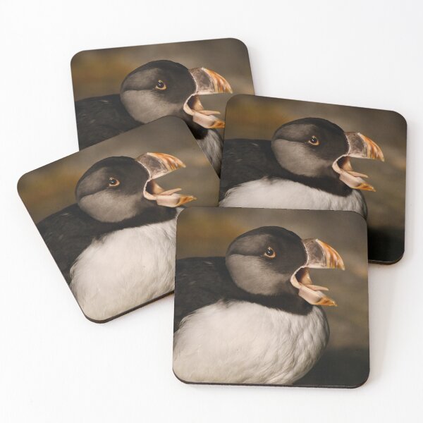 Item preview, Yawning Horned Puffin designed and sold by richardbryce.