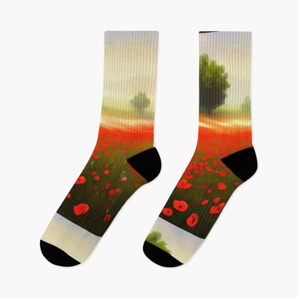 Item preview, Copy of Field of Poppie 3B - Throw Pillows and Prints.  designed and sold by ScatterHub.
