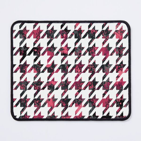 Item preview, Magenta Pied de poule designed and sold by ReneMagritteArt.