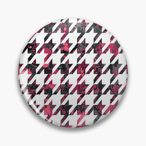 Item preview, Magenta Pied de poule designed and sold by ReneMagritteArt.