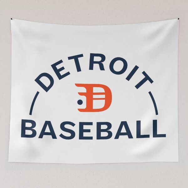 Item preview, Detroit Baseball Badge (Blue/Orange) designed and sold by Gizerp.