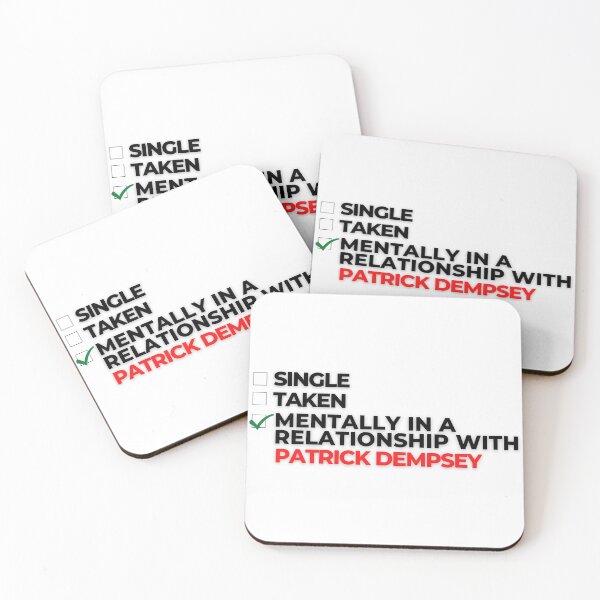 Item preview, Mentally In A Relationship With Patrick Dempsey designed and sold by Itsheartshop.
