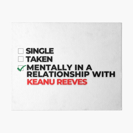 Item preview, Geistig in einer Beziehung mit Keanu Reeves designed and sold by Itsheartshop.