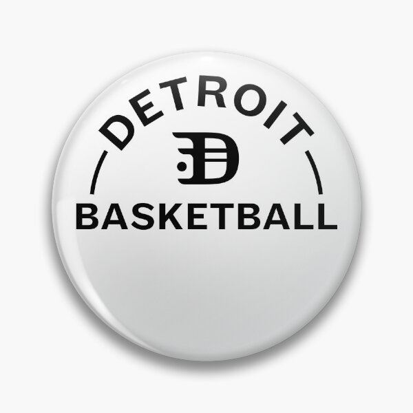 Item preview, Detroit Basketball Badge (Black) designed and sold by Gizerp.