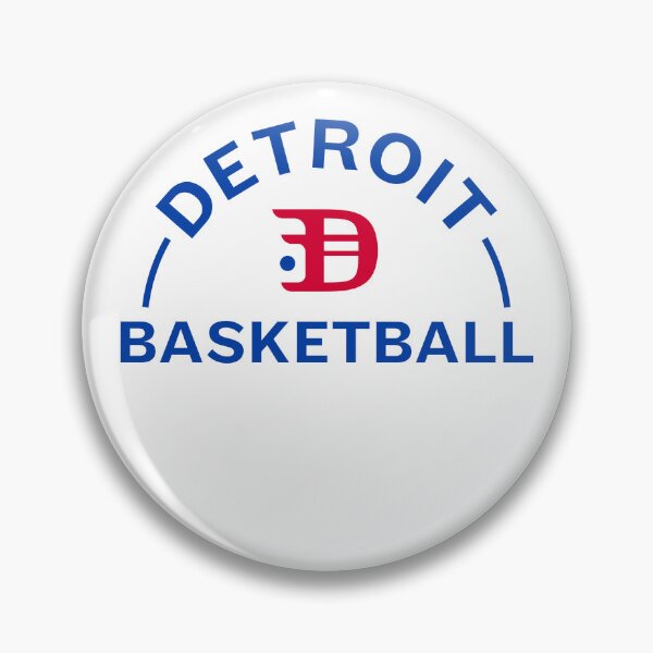 Item preview, Detroit Basketball Badge (Blue/Red) designed and sold by Gizerp.
