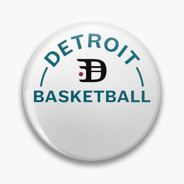 Item preview, Old School Detroit Basketball Badge (Teal) designed and sold by Gizerp.