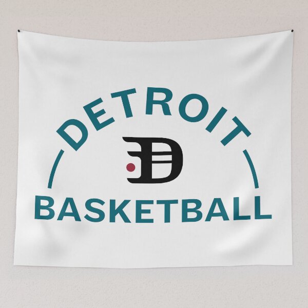 Item preview, Old School Detroit Basketball Badge (Teal) designed and sold by Gizerp.