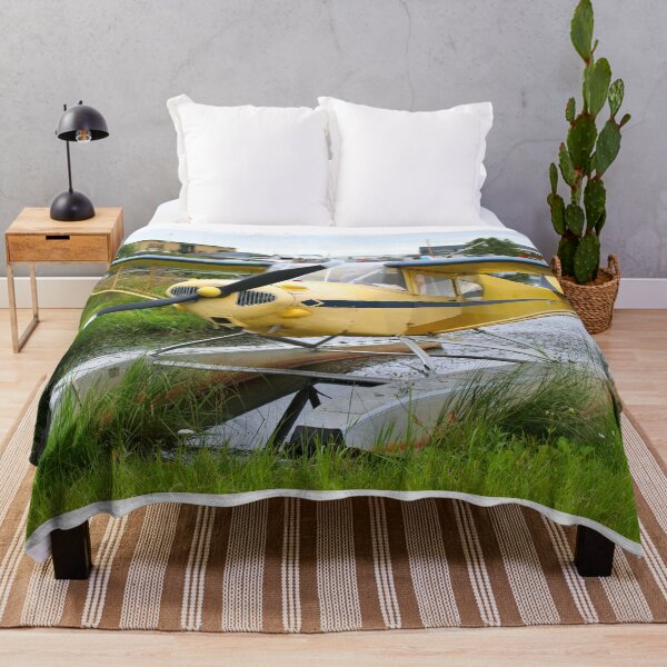 Item preview, Yellow and black float plane, Lake Hood, Alaska designed and sold by FranWest.