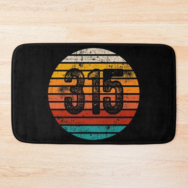 Item preview, Distressed Vintage Sunset 315 Area Code designed and sold by Gold Wings Tees.