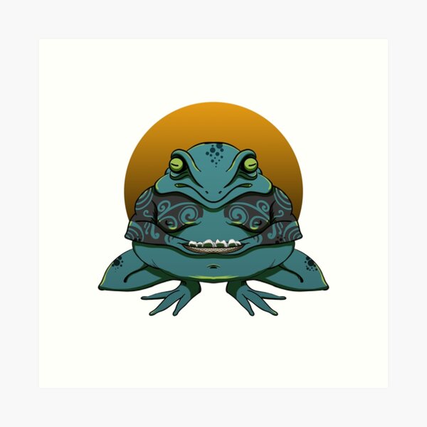 japanese toad art