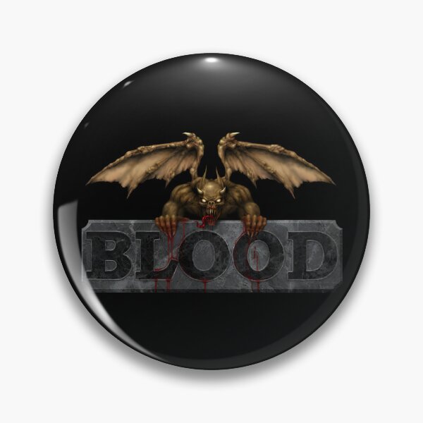 Item preview, Monolith Blood DOS 1997 PC Game Gargoyle Logo designed and sold by DOS Games.