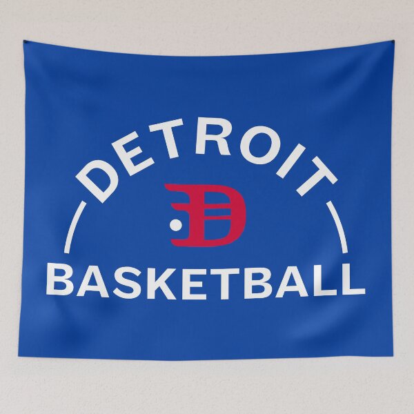 Item preview, Detroit Basketball Badge (White/Red) designed and sold by Gizerp.