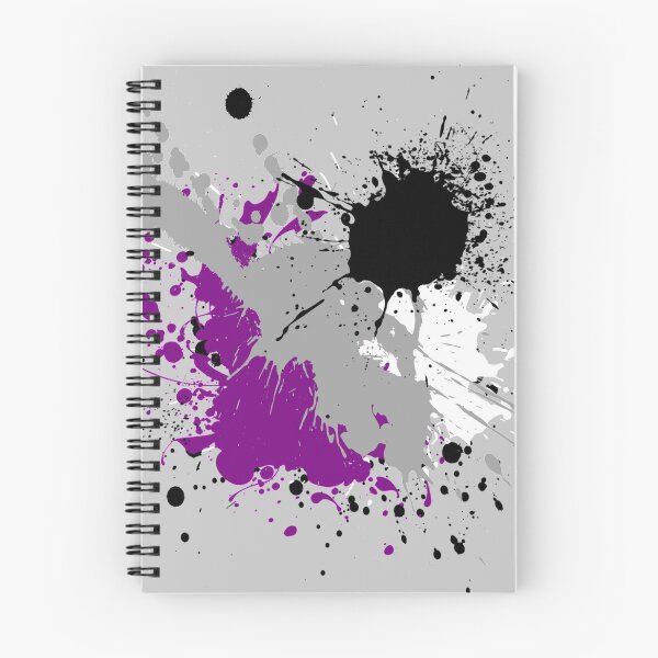 Item preview, Asexual Paint Splatter (v.2) designed and sold by porcupride.