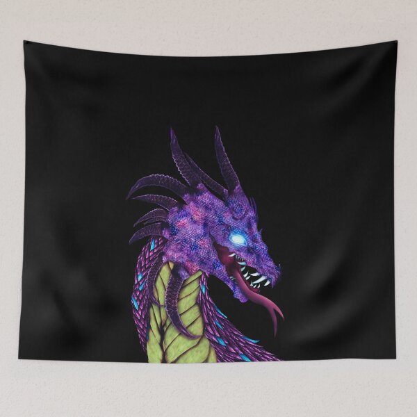 Item preview, Horror Dangerous Unique Mystical Creature- Purple Violet Dragon  designed and sold by MAEffects.