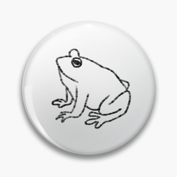Item preview, Minimalistic Frog Pencil Doodle designed and sold by aymeigh.