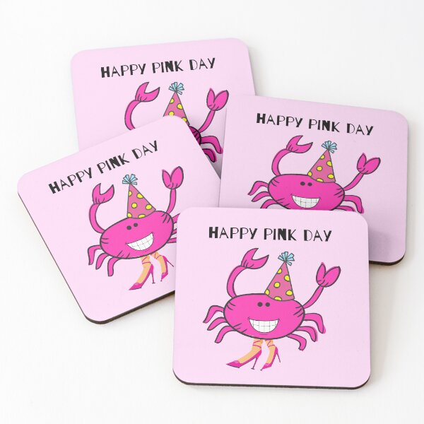 Item preview, HAPPY PINK DAY FUCHSIA BACKGROUND PINK PARTY HAT PINK SHOES pink background  designed and sold by EllieMonroe.