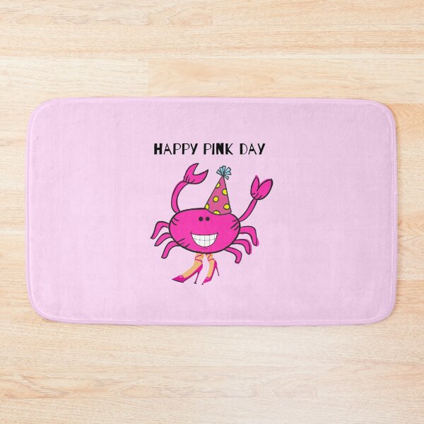 Item preview, HAPPY PINK DAY FUCHSIA BACKGROUND PINK PARTY HAT PINK SHOES pink background  designed and sold by EllieMonroe.
