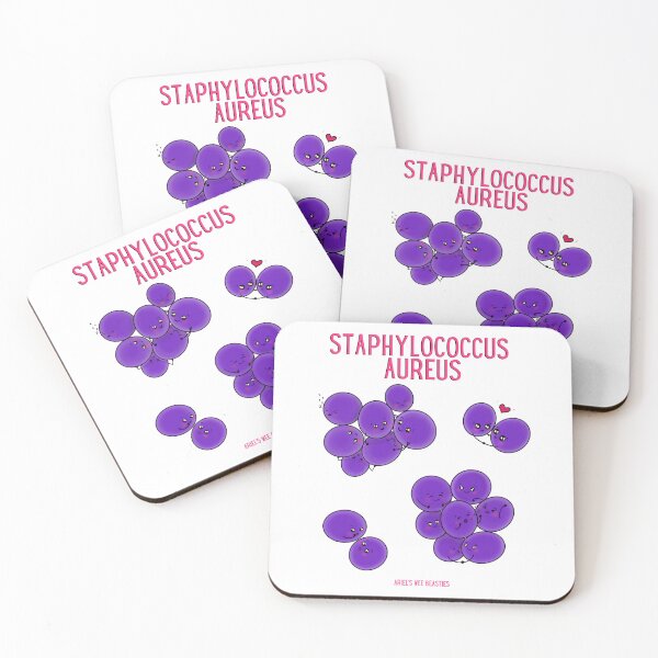 Item preview, Staphylococcus aureus Bacterium designed and sold by Ariel's Wee Beasties.