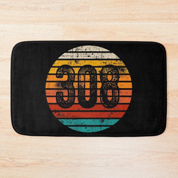 Item preview, Distressed Vintage Sunset 308 Area Code designed and sold by Gold Wings Tees.