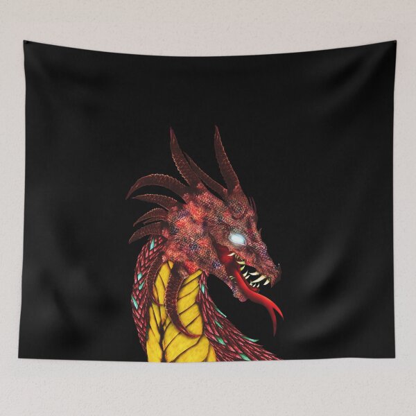 Item preview, Horror Dangerous Unique Mystical Creature- Crimson Red Dragon  designed and sold by MAEffects.