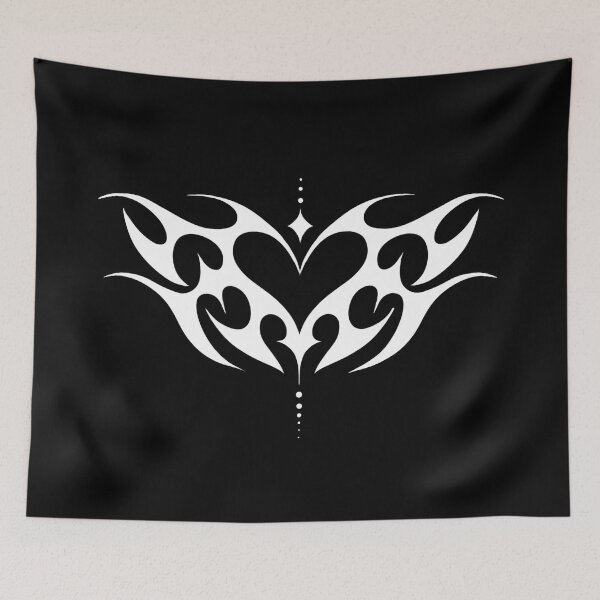 Item preview, Y2K Tattoo Heart designed and sold by ill-astrate.