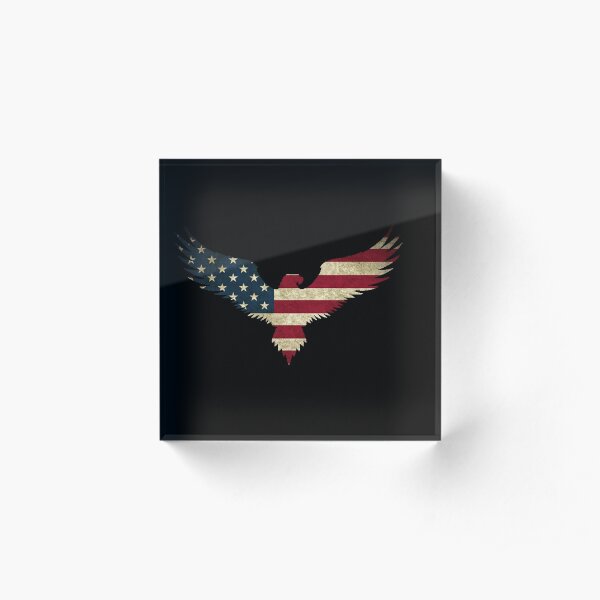 Bald Eagle- America Acrylic Block