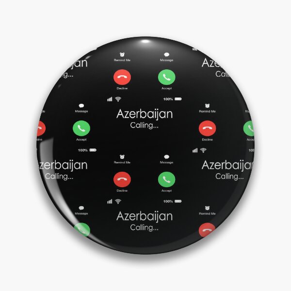 Item preview, Azerbaijan Cell Phone Inspired Design For Phone Call Lovers designed and sold by JosefCepak.