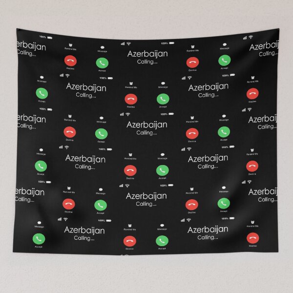 Item preview, Azerbaijan Cell Phone Inspired Design For Phone Call Lovers designed and sold by JosefCepak.