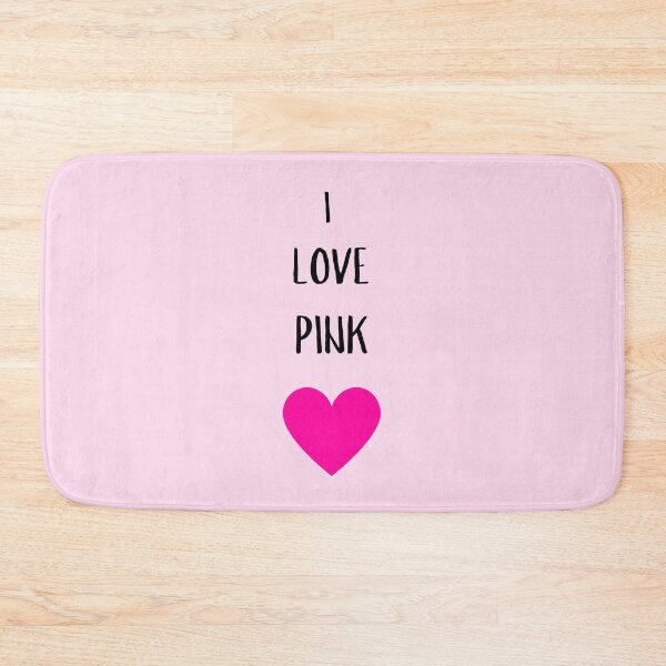 Item preview, I LOVE PINK (LARGE) FUCHSIA HEART MEME PINK BACKGROUND  designed and sold by EllieMonroe.