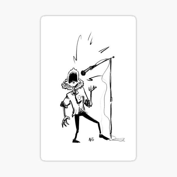 Inktober 2016 Day 22 - Singer Sticker