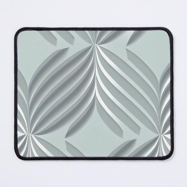Item preview, "Logan" - Modern Geometric Abstract Pattern in Grey Silver Black White designed and sold by HiArtify ❤️.
